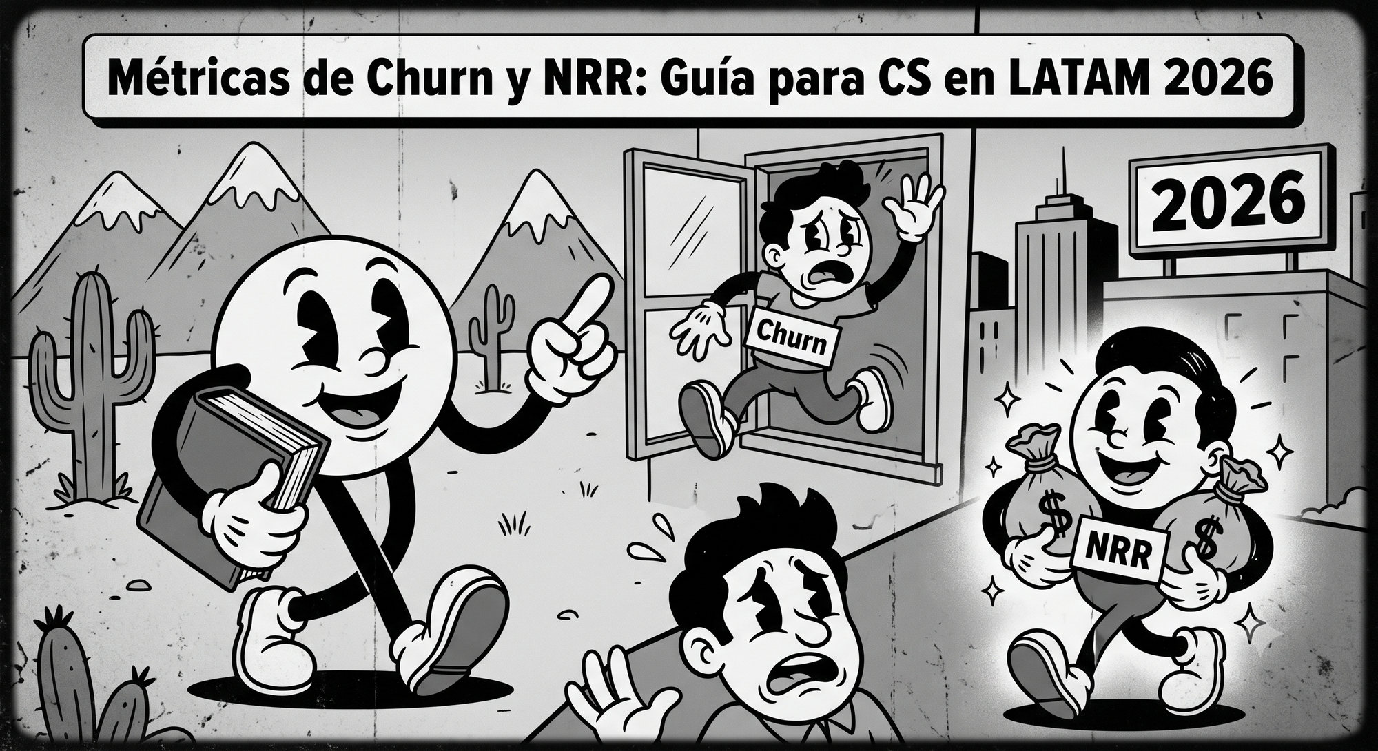 Métricas de Churn y NRR: Guía para CS en LATAM 2026 | LealUp