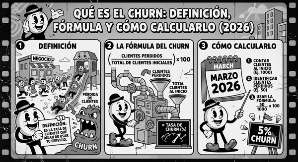 Qué es el churn: definición, fórmula y cómo calcularlo bien (con calculadora)